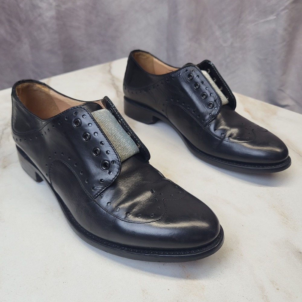 The Office of Angela Scott Mr. Gordon Laceless Wingtip Derby Size 38 Women's